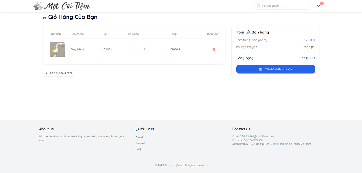 MeoStationery - E-Commerce Web App gallery image 1
