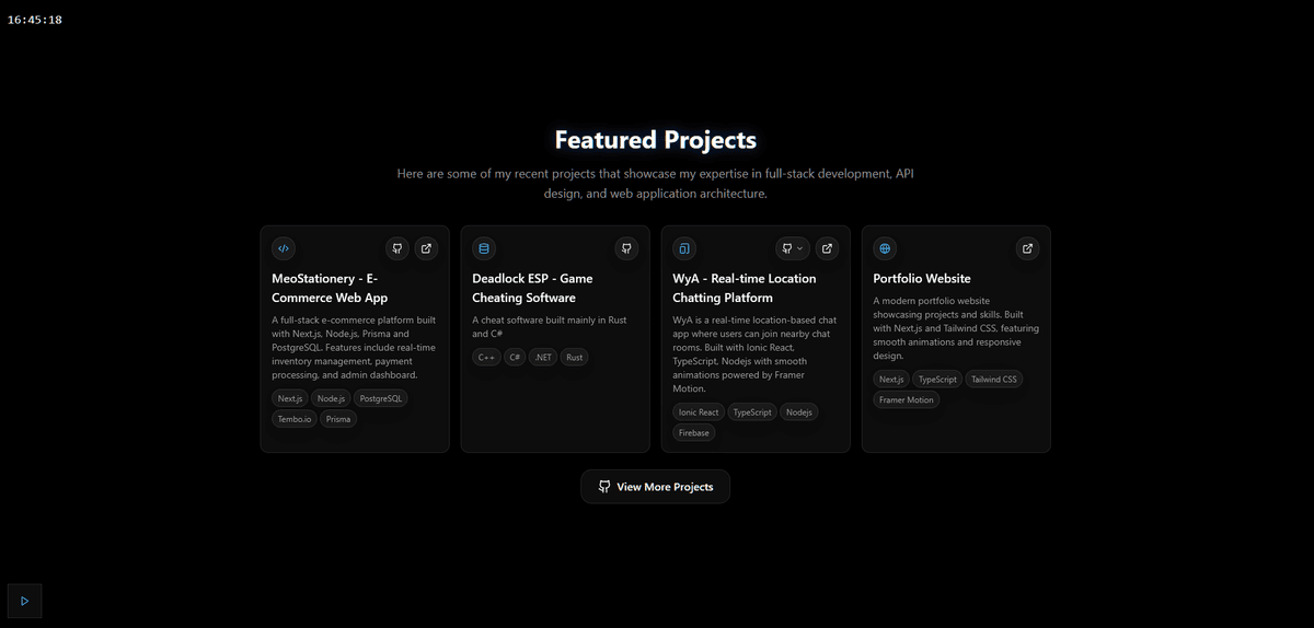Portfolio Website gallery image 1